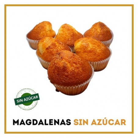 Magdalenas Aceite de Oliva SIN AZÚCAR (6Ud)